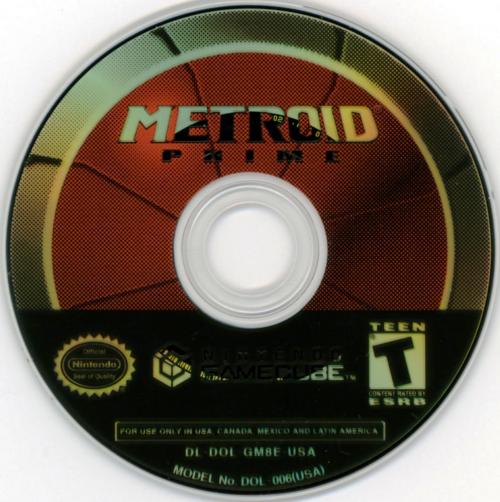 Metroid Prime (v1.02) Disc Scan - Click for full size image